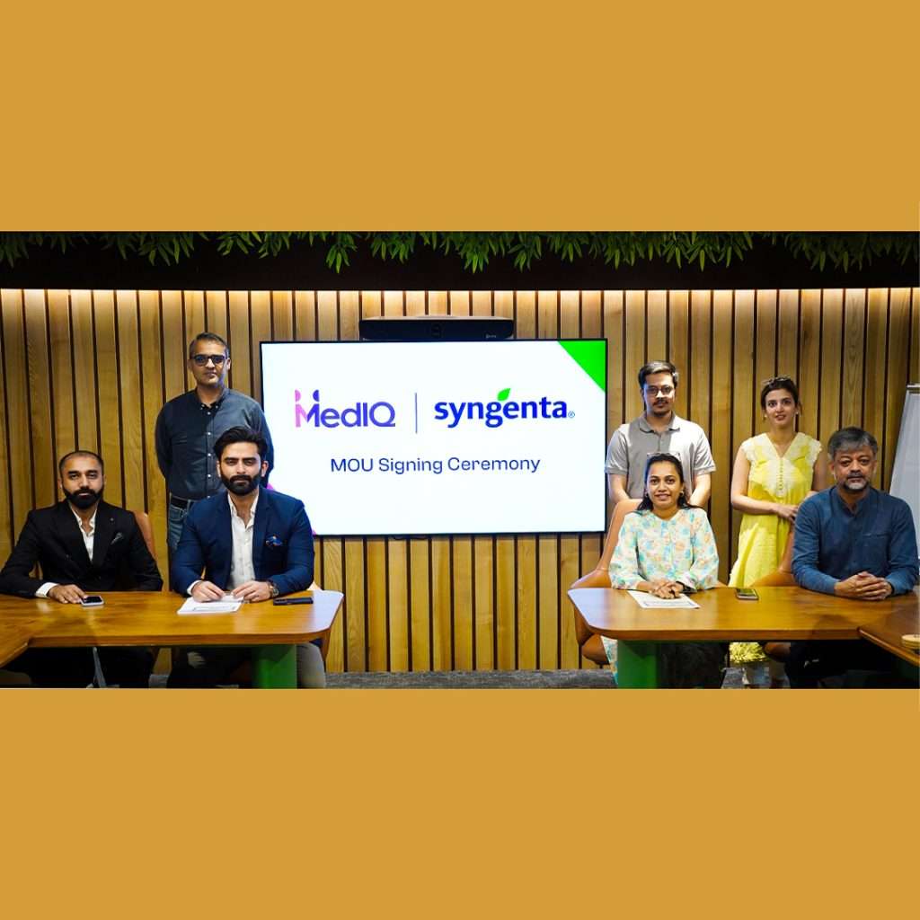 Syngenta MedIQ Smart Healthcare Syngenta Pakistan Syngenta partnership MoU signing Cermony